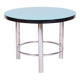 Czech Bauhaus Round Coffee Table in Chrome-Plated Steel, 1930s