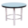Czech Bauhaus Round Coffee Table in Chrome-Plated Steel, 1930s
