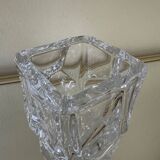 Solid Sèvres crystal vase from the 1950s