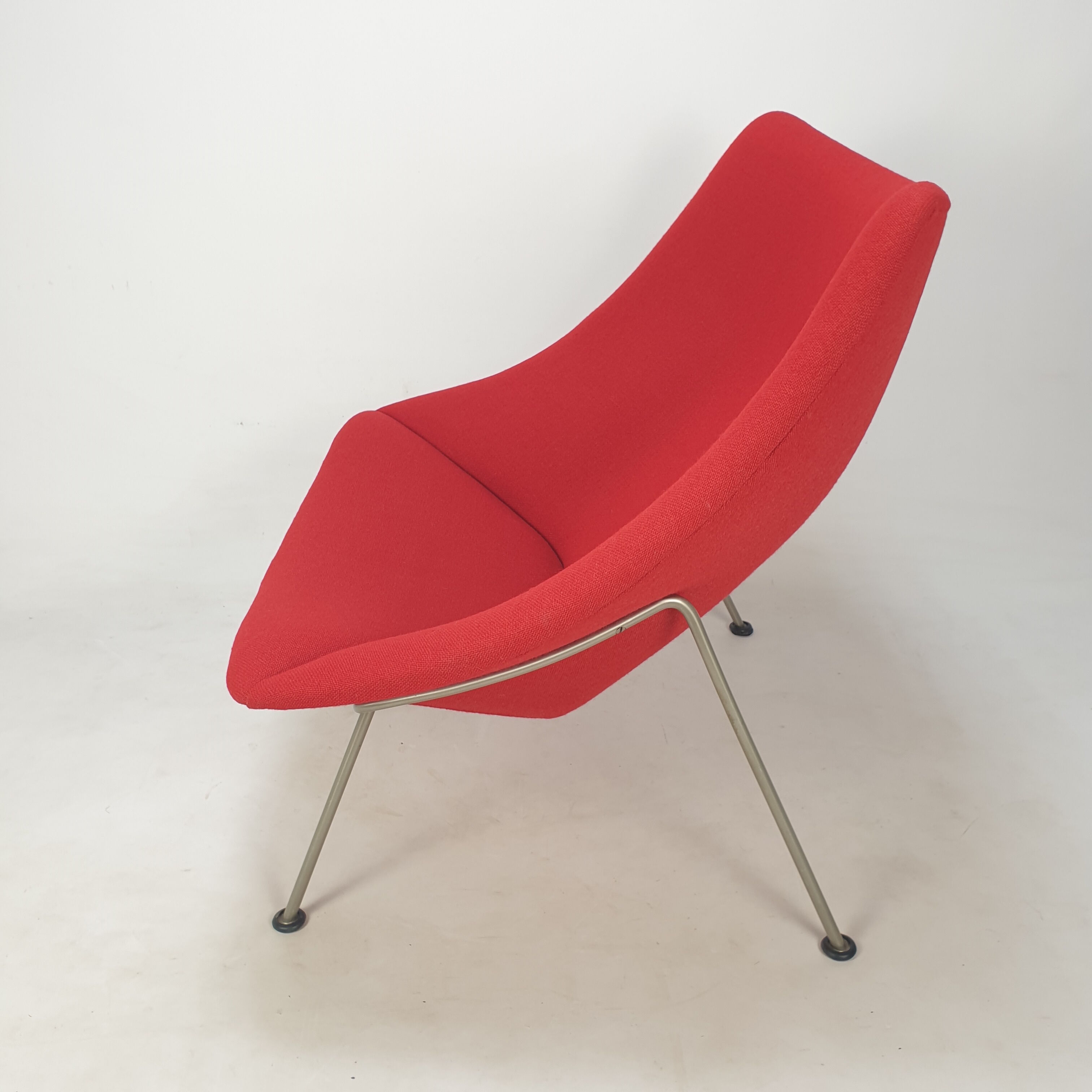 Mid Century Oyster Chair and Ottoman by Pierre Paulin for Artifort, 1960s
