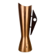 Scandinavian copper and teak vase from the 60s