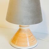 Geometric ceramic lamp by larec 80s