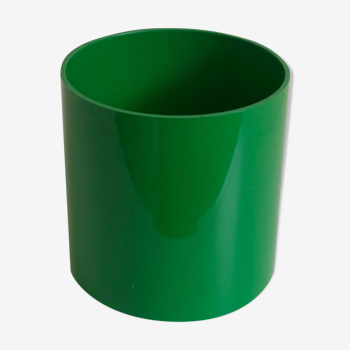 Anna Castelli Green ABS Plastic Vase edited by Kartell 1970