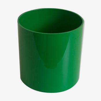 Vase en plastique ABS vert Anna Castelli édité par Kartell 1970