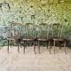 Ensemble de 4 chaises bistrot