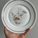 4 Vierzon Limoges porcelain plates.