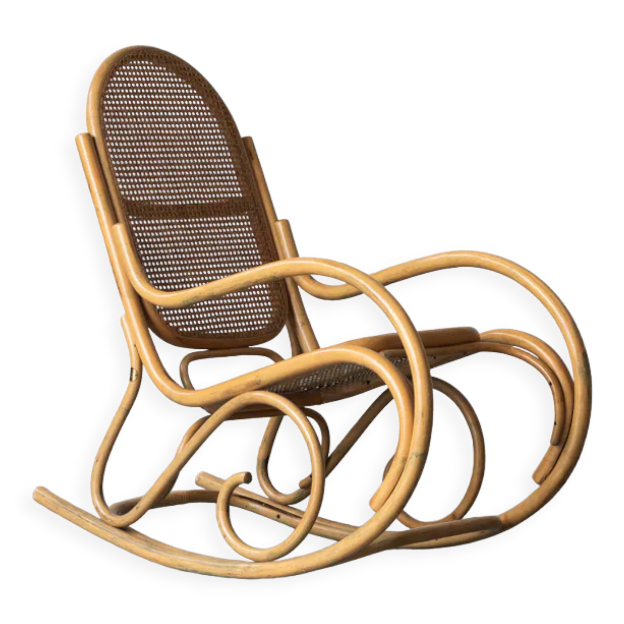 Rocking chair produced in France around 1960