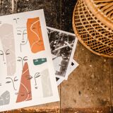 Faces illustration