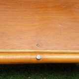 Buffet chest of drawers in bamboo rattan and canework