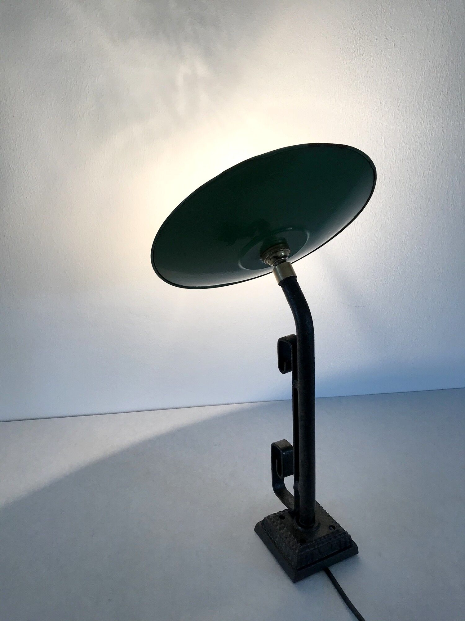 Vintage art deco workshop wall lamp