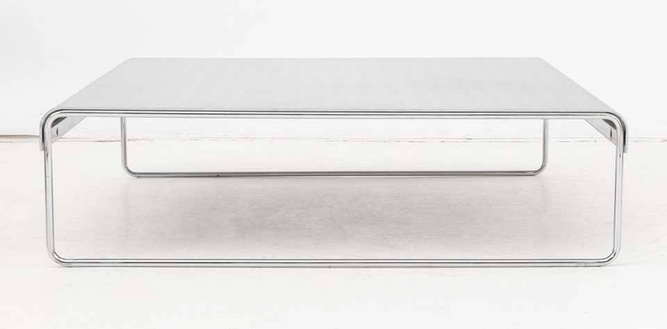 Table basse metallique carrée  zap 254  de piero lissoni