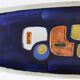 Mid-Century elongated glazed ceramic bowl, Belgium 1960s