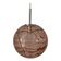 Pink pendant lamp made of hand-blown glass by Doria Leuchten, 1960s Germany.