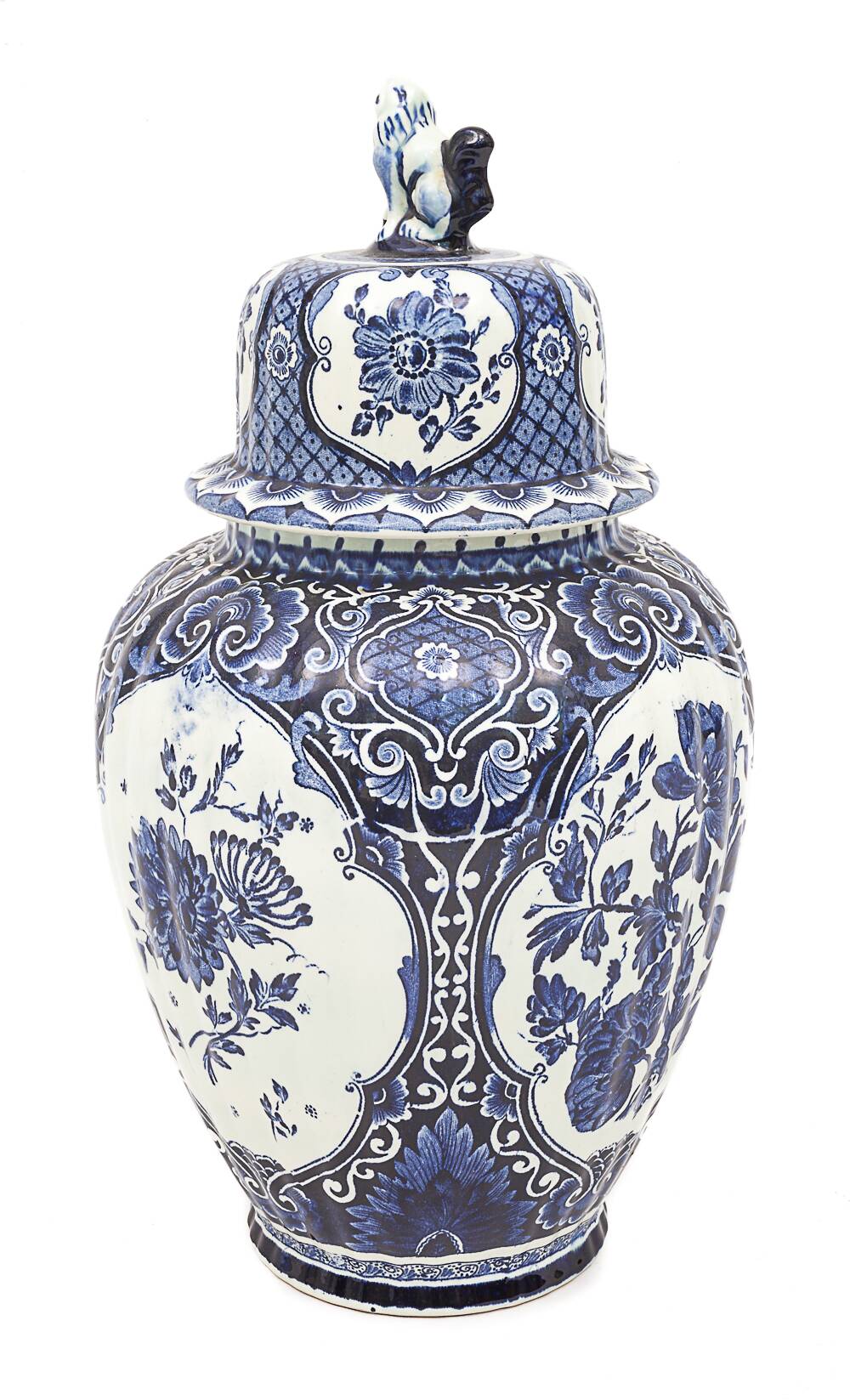 Delft earthenware vase
