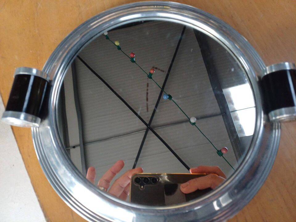 Art Deco mirrored service tray