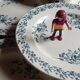 Lot de huit assiettes terre de fer