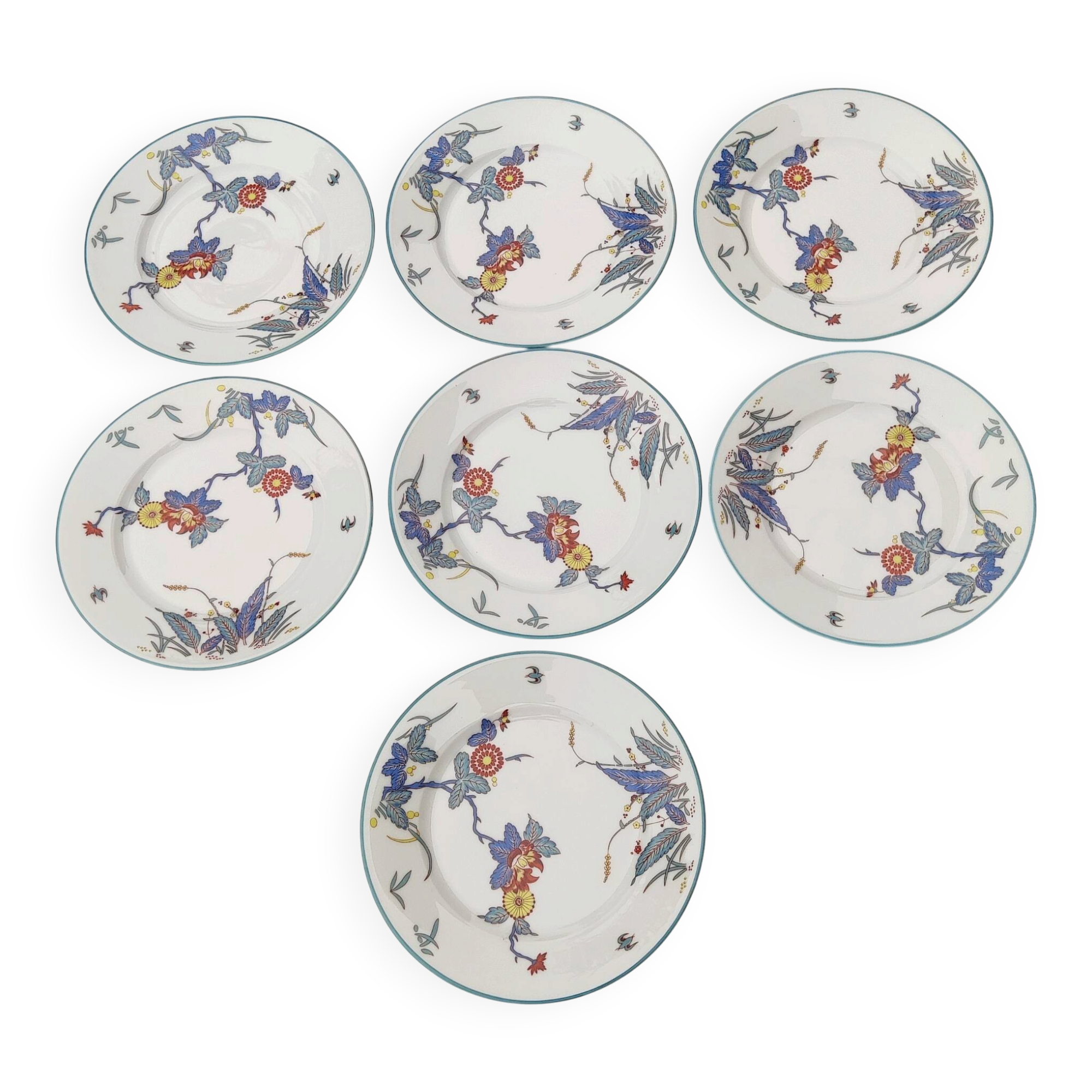 7 porcelain plates from Limoges - Haviland