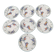 7 porcelain plates from Limoges - Haviland