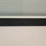 School coat rack with black patinated labels