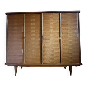 armoire avec miroir vintage