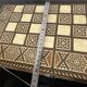 Jeu de Backgammon ancien en Bois Marqueté Syrien