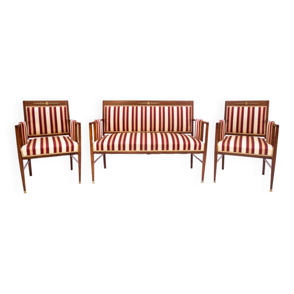 Ensemble de salon ancien de la fin du 19ème siècle