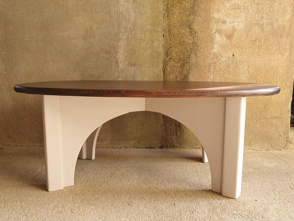 Table basse ovale