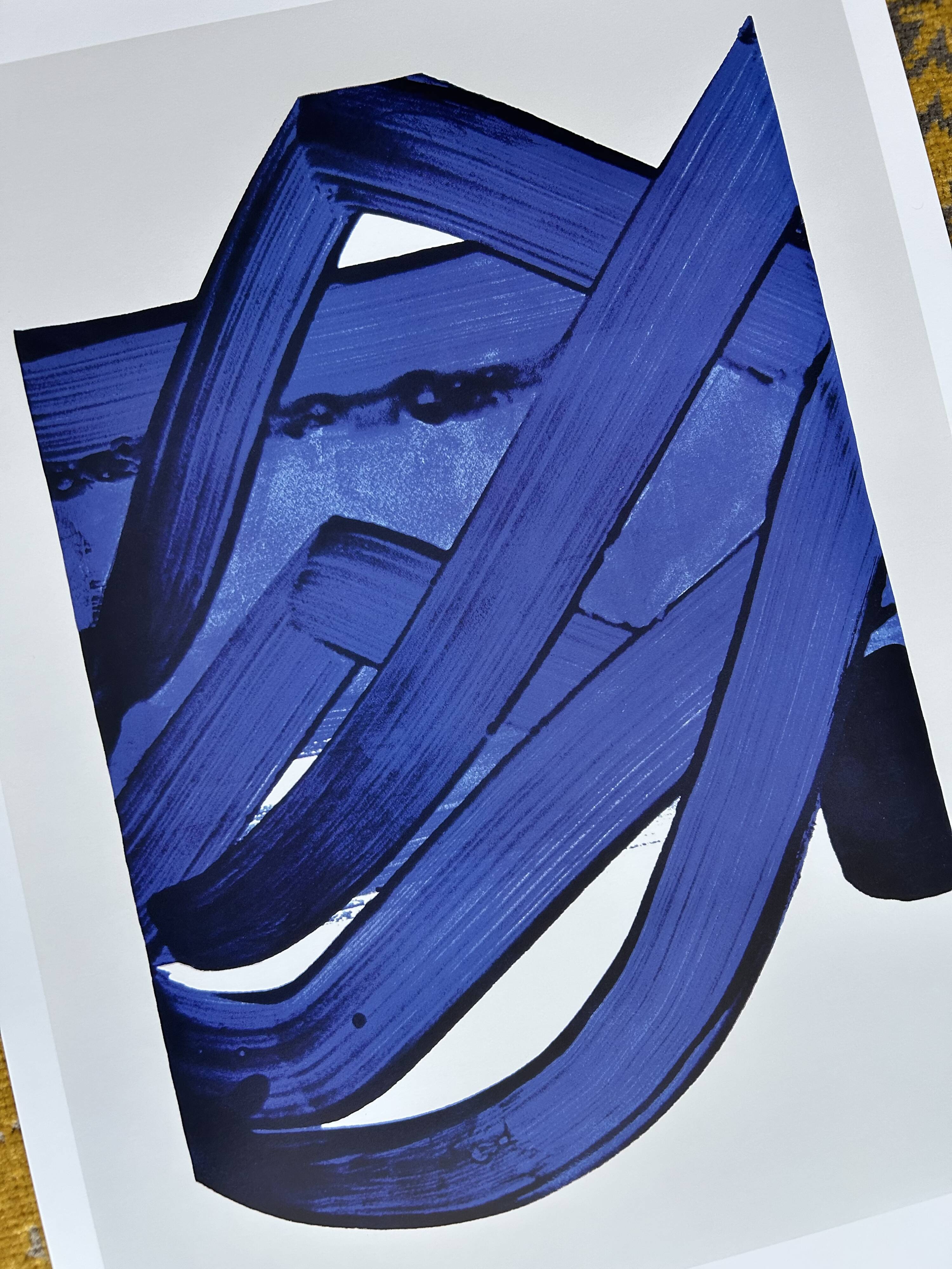 Pierre Soulages - Superb Poster after Screen Print 18 - 1988