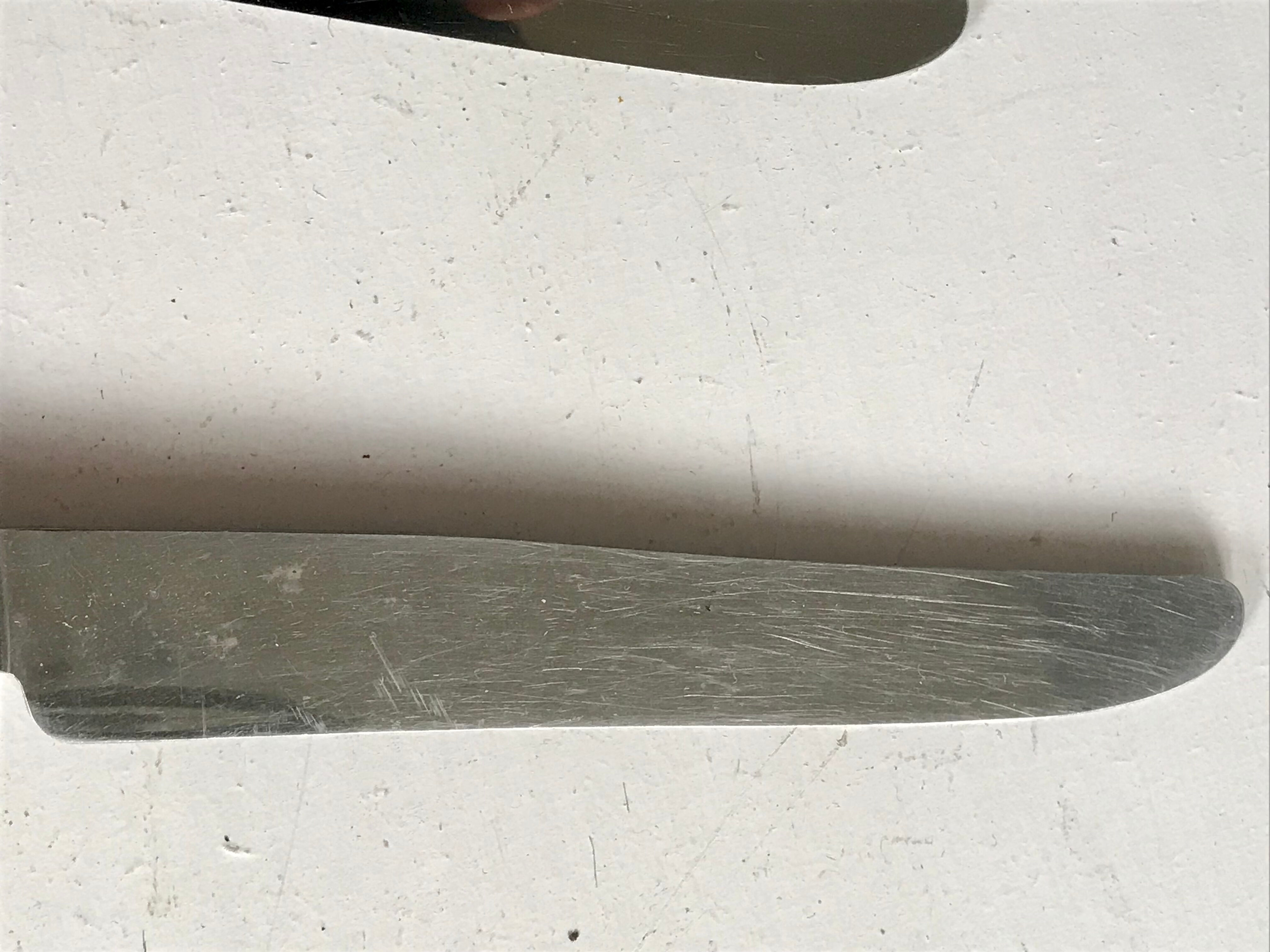 12 ebene handle knives