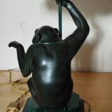 Lamp sculpture by Max Le Verrier