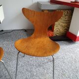 Pair 2 seagull chairs by Arne Jacobsen for Fritz Hansen