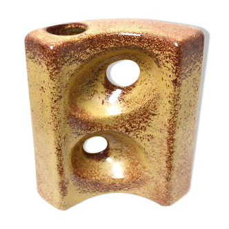 Vase Bertoncello par Roberto Digon années 1970 Modèle incurvé 911