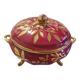 Jewellery box, vintage porcelain bonbonnière from Limoges.