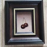 Miniature still life "cherries"