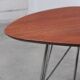 Triangular 'VL1312' side table in teak by Vermund Larsen, 1959