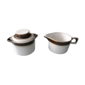 Milk jug and sugar bowl
