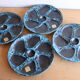 Set of 4 Cyclope oyster plates – Émaux des Glaciers
