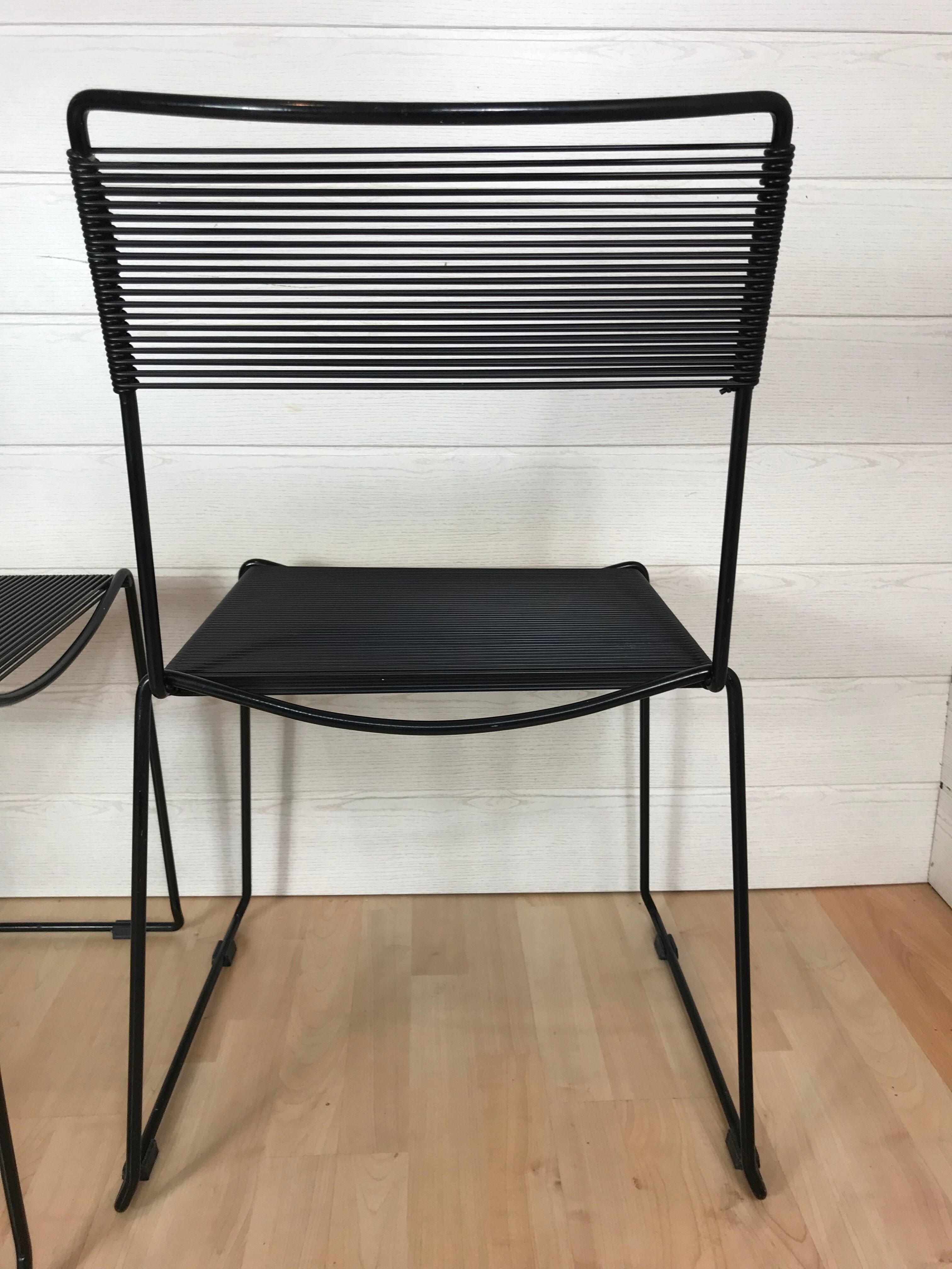 Pair of Chairs Spaghetti Giandomenico Belotti 1980