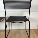 Pair of Chairs Spaghetti Giandomenico Belotti 1980
