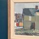 Original Swedish Oil on Canvas – “Sage House” by Gustav‑Adolf Johansson – Signed – Vintage & Framed