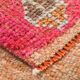 Red & Brown Geometric Vintage Runner Rug, 93x290Cm