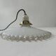 Antique 25.5 cm vintage opal lace pendant light