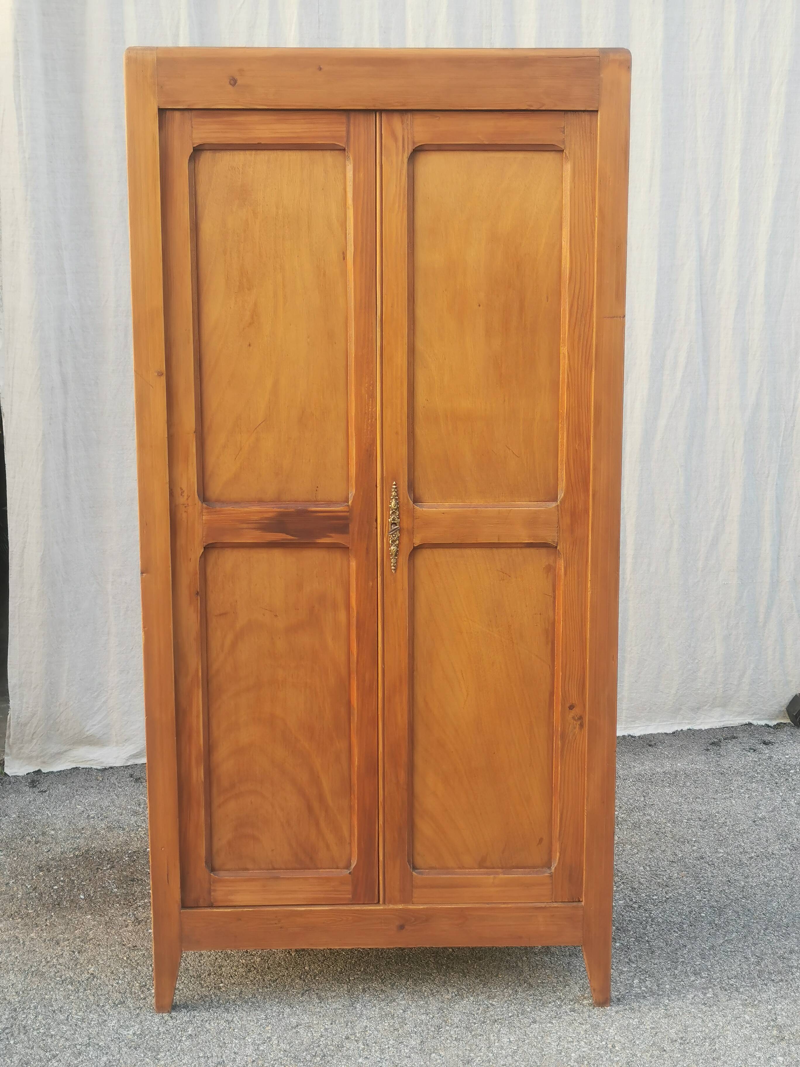 Vintage wardrobe with 2 doors