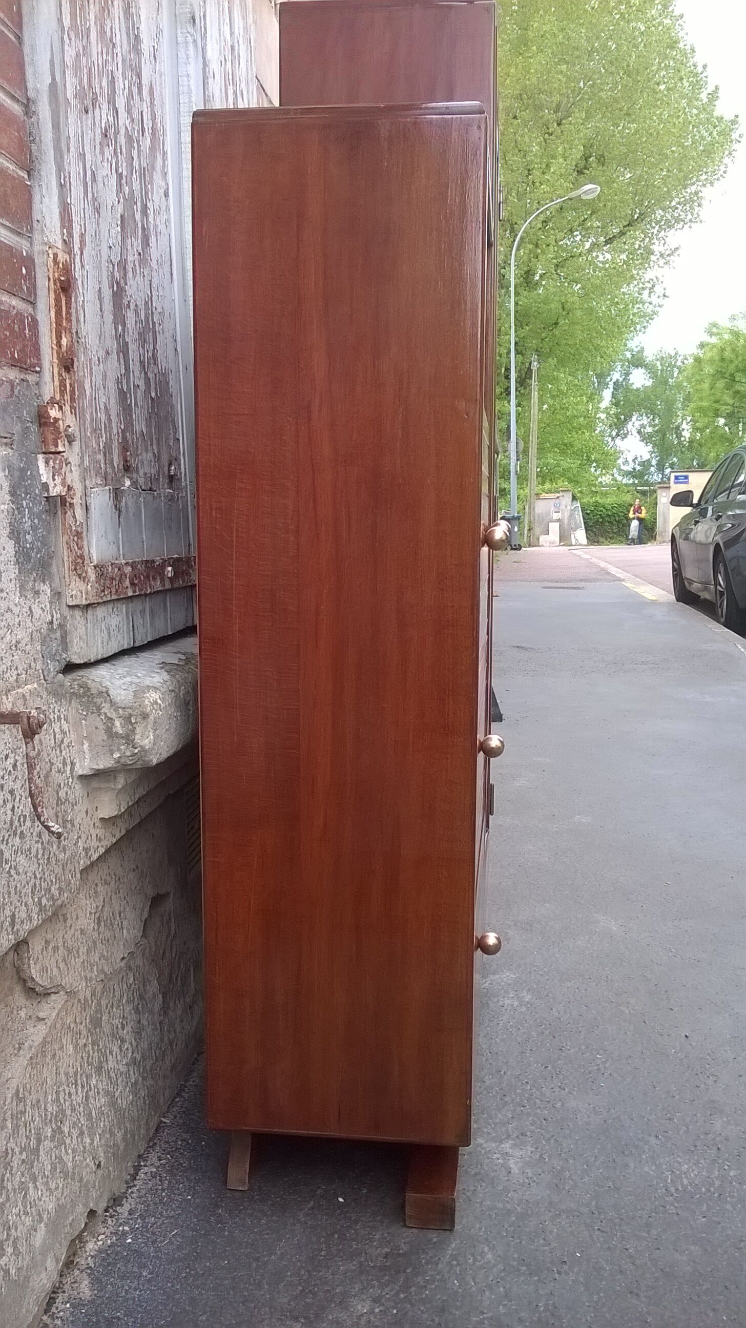 Armoire commode asymétrique art déco