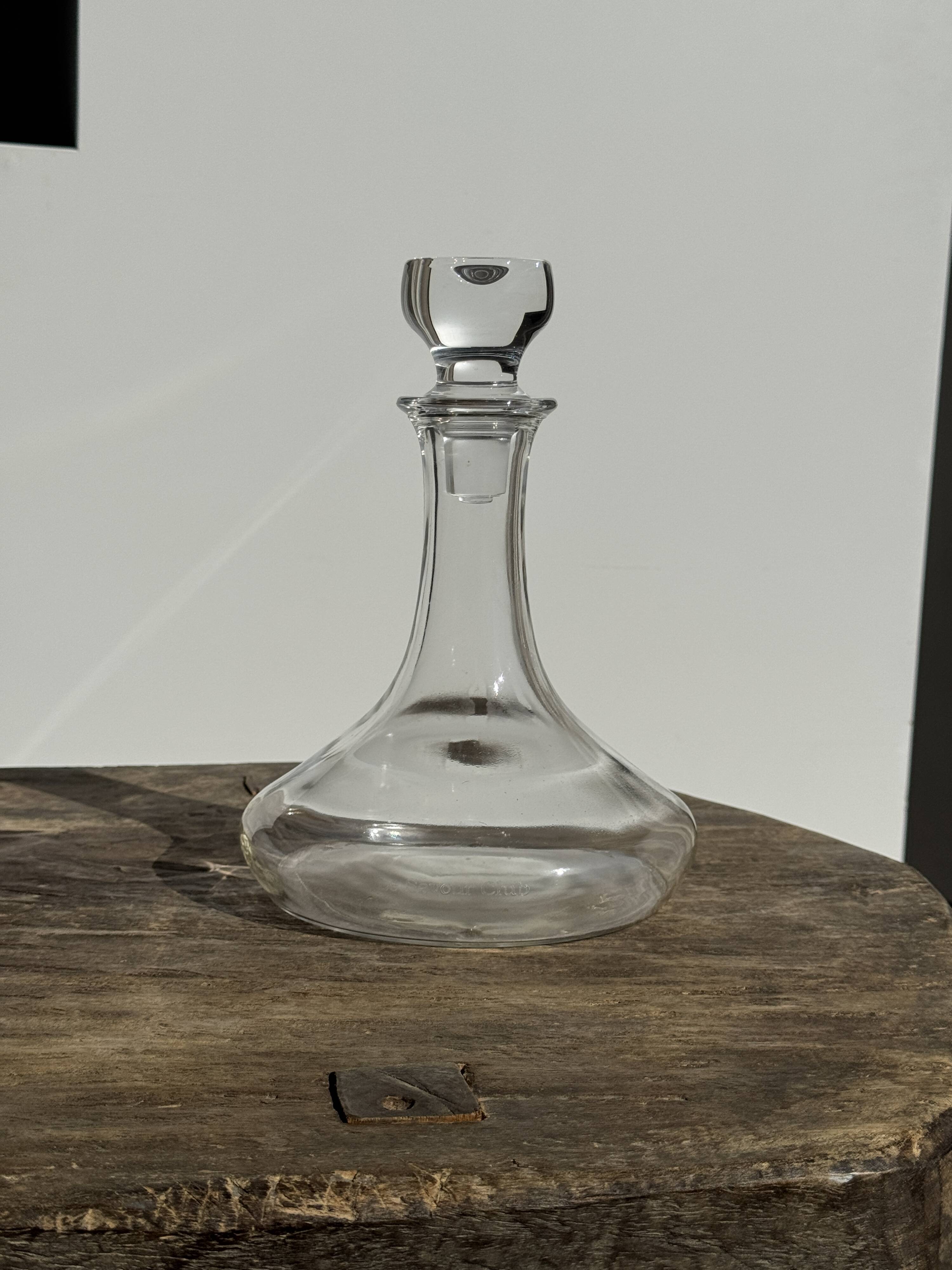 Carafe à décanter vintage à bouchon plat H24