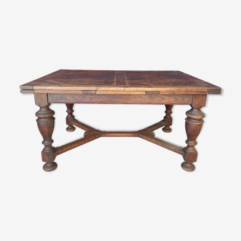 Rustic table XIXth in oak
