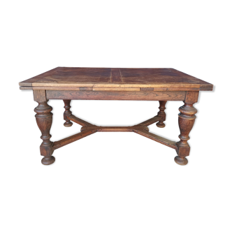 Rustic table XIXth in oak