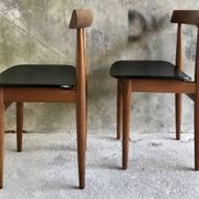 Pair of Scandinavian chairs by Hans Olsen for Frem Rojle - 1960s