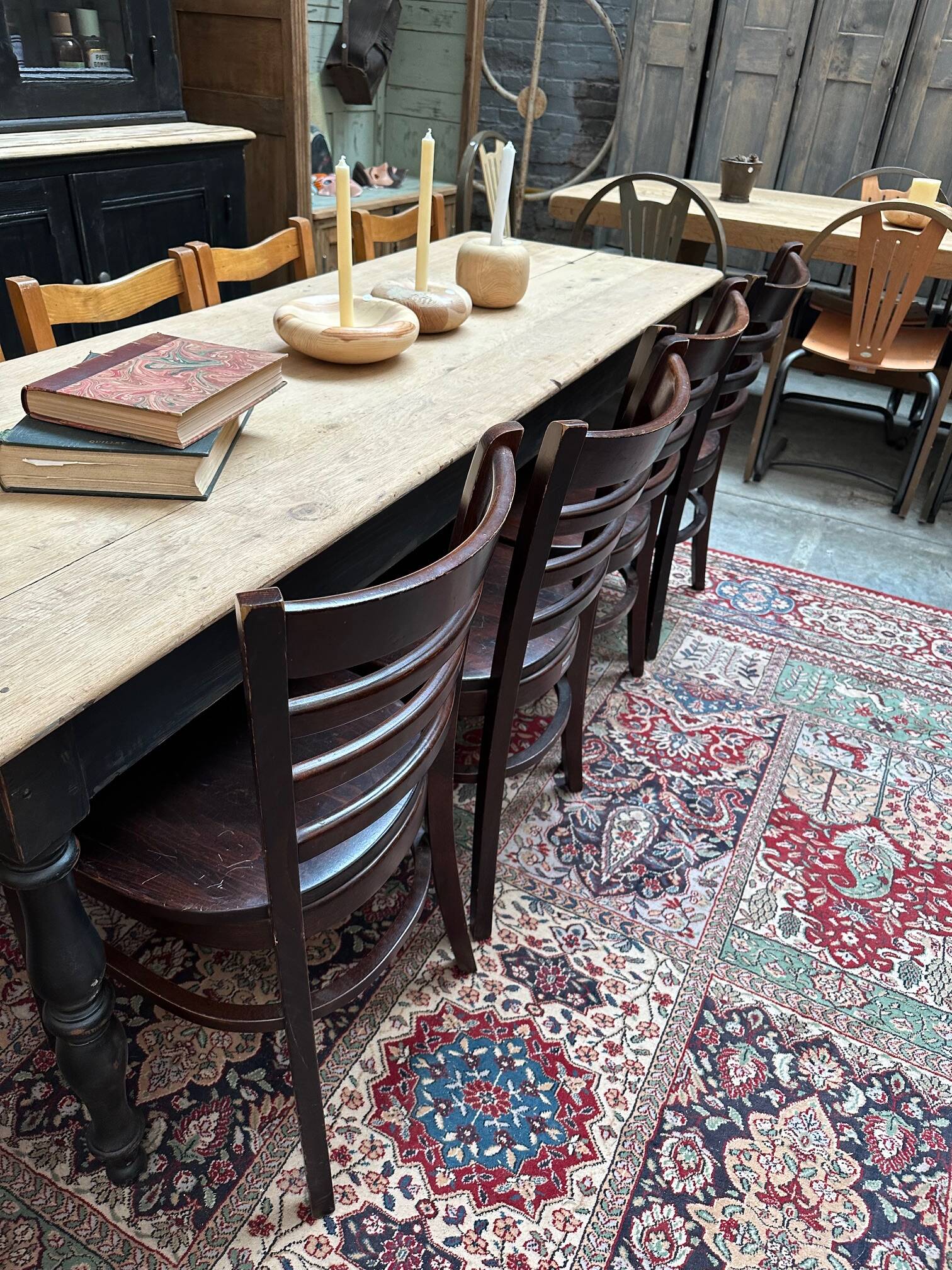 Set of 107 bistro chairs