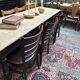 Suite de 36 chaises de bistrot